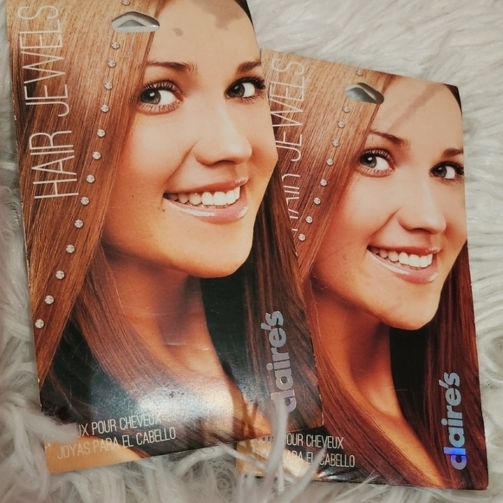 NWT hair jewel sticky band (2 pack)